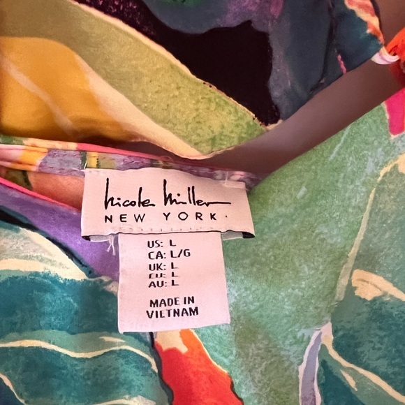 Nicole Miller satin maxi dress. Size L - Picture 5 of 5